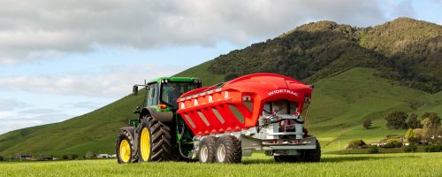 John Deere Tractor with Giltrap Fert Spreader