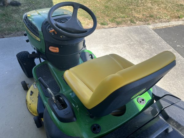 John Deere X155R mower