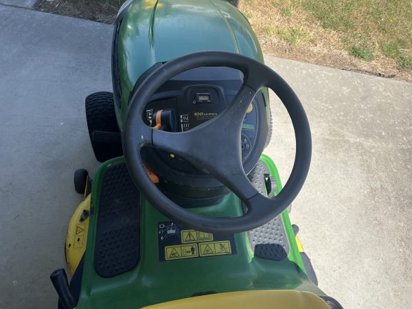 John Deere X155R mower